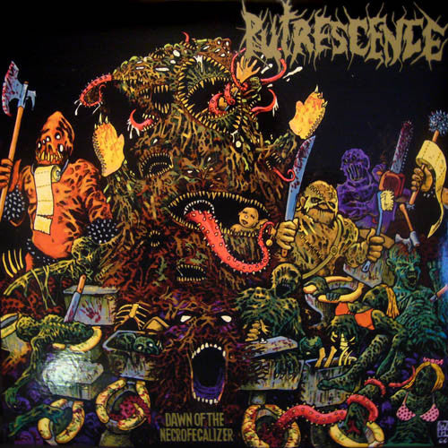 Putrescence- Dawn Of The Necrofecalizer LP - Oil River - Dead Beat Records