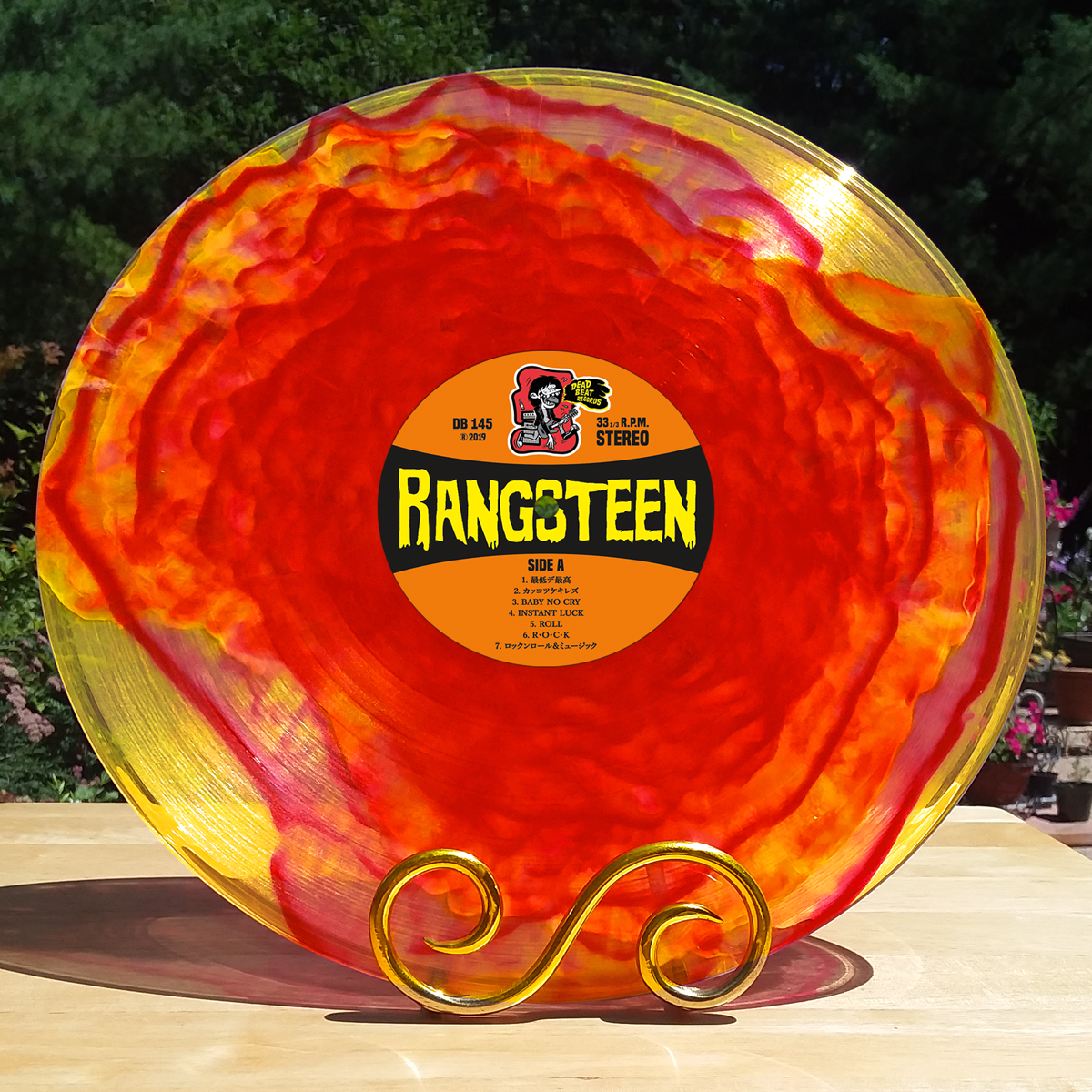 Rangsteen- S/T LP ~RAREST VOLCANIC LAVA BURST (WAX MAGE) EDITION LIMITED TO 25 COPIES!