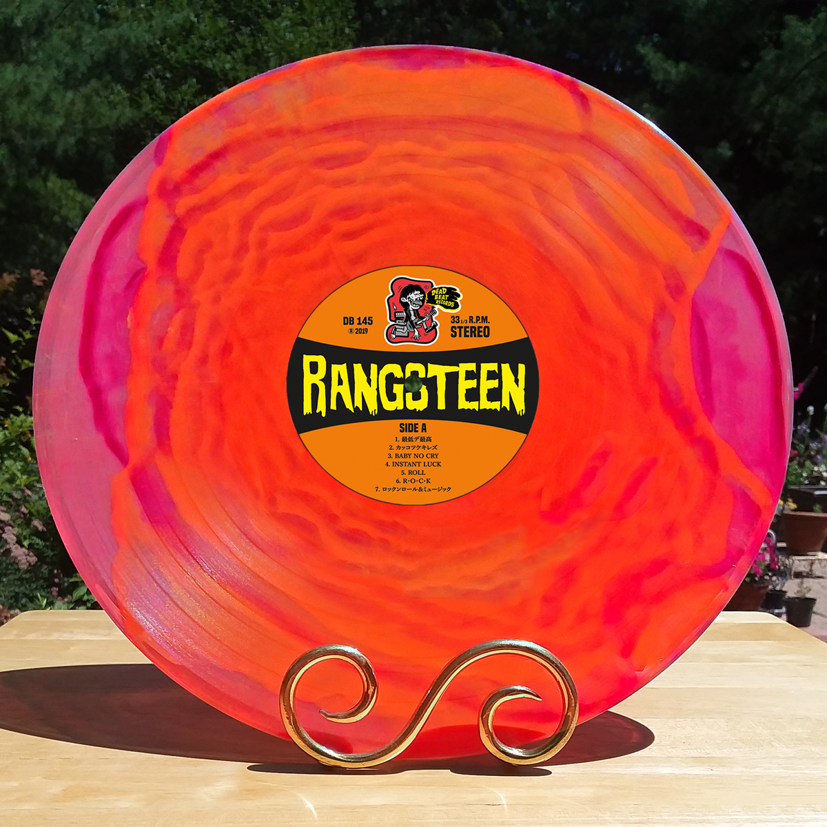 Rangsteen- S/T LP ~RAREST VOLCANIC LAVA BURST (WAX MAGE) EDITION LIMITED TO 25 COPIES!