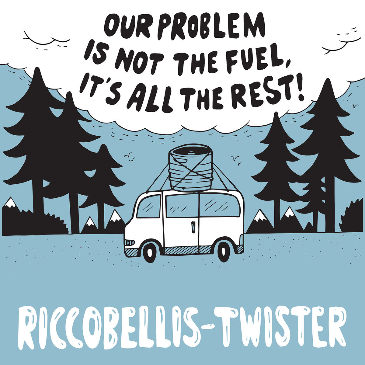 Riccobellis/Twister- Split 7” ~BLUE COVERS LTD TO 50!