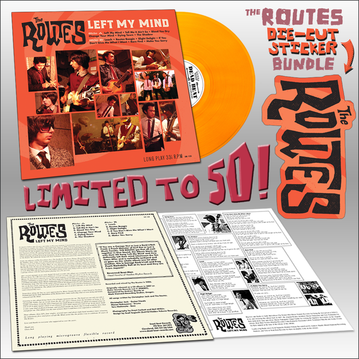 The Routes- Left My Mind LP ~FUZZED BUNDLE LTD TO 50! - Dead Beat - Dead Beat Records - 1