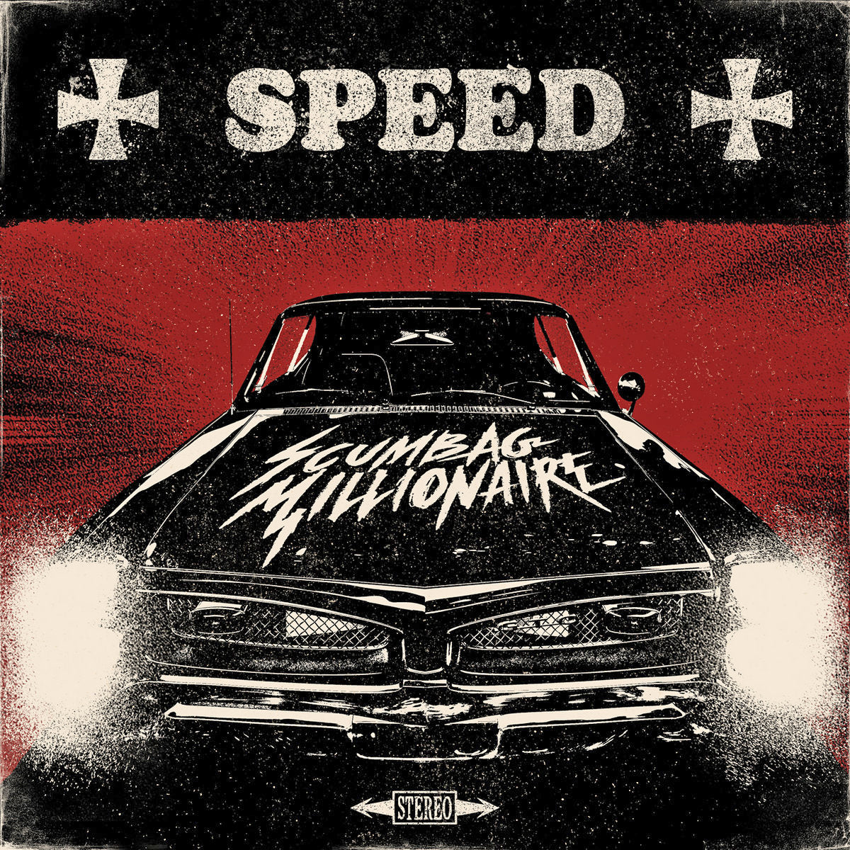 Scumbag Millionaire- Speed LP ~RARE CLEAR VINYL WITH BLACK SMOKE!