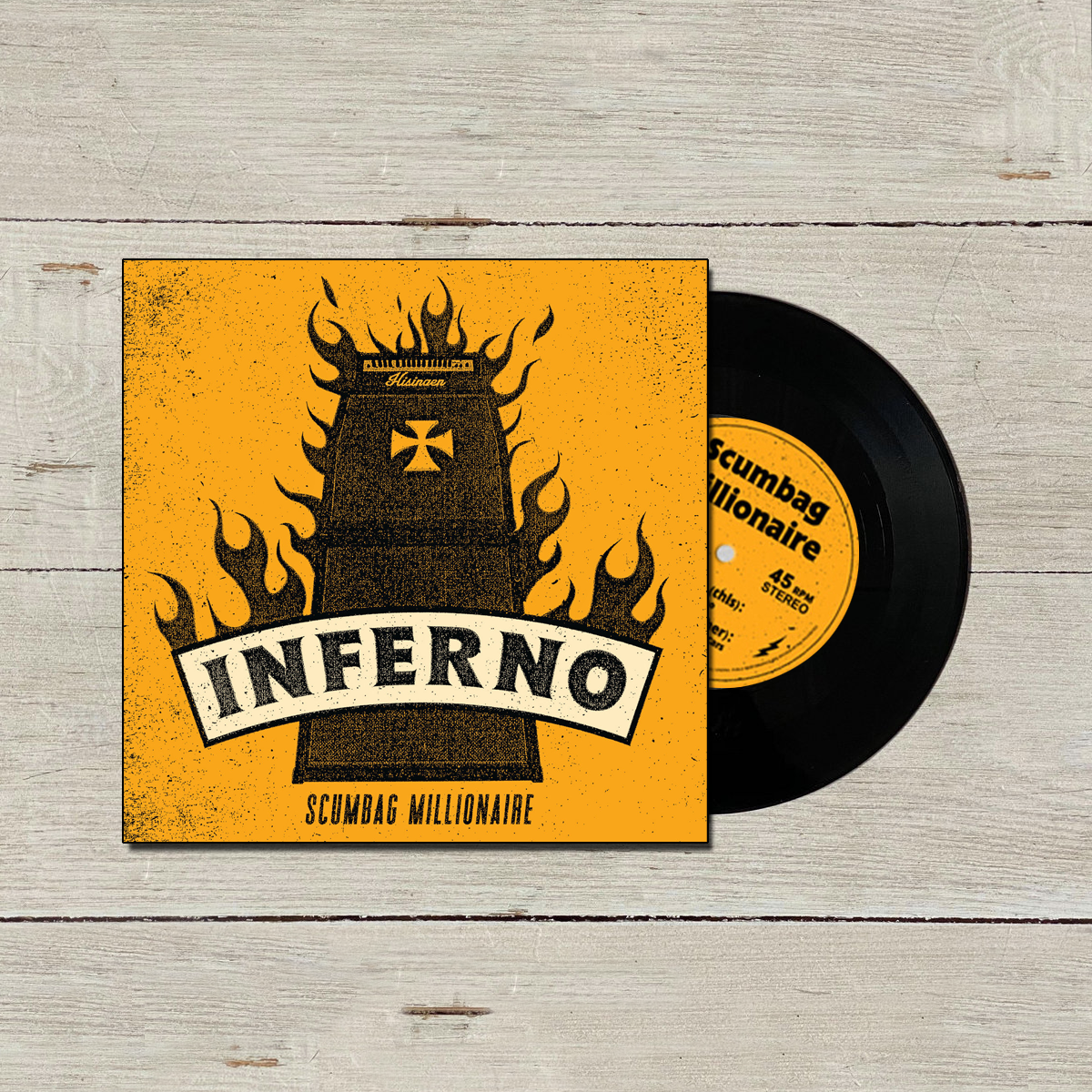 Scumbag Millionaire- Inferno 7" ~HELLACOPTERS!