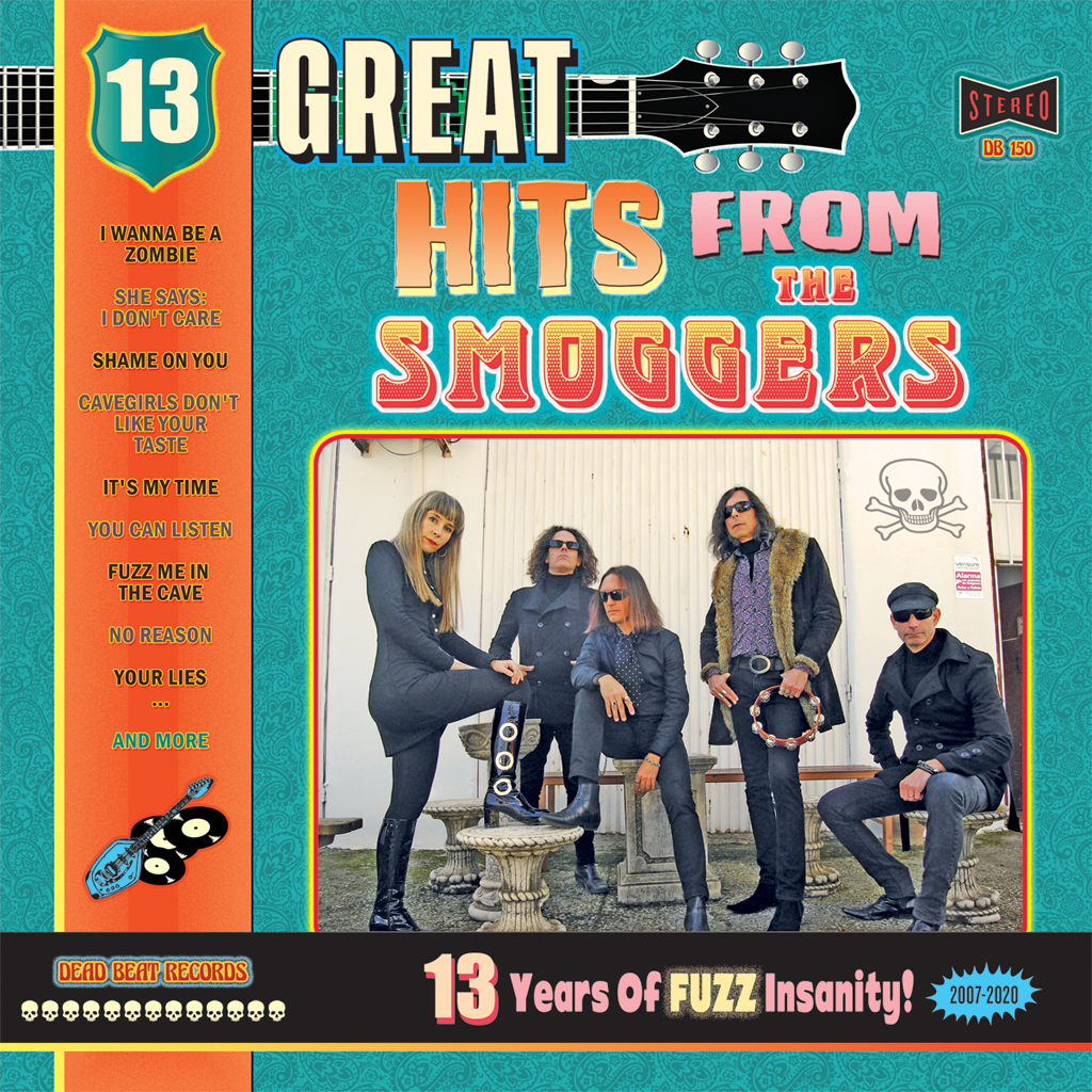The Smoggers- 13 Years Of Fuzz Insanity! LP ~PSYCHEDELIC KALEIDOSCOPE SPLATTER SPECIAL EDITION LIMITED TO 100!