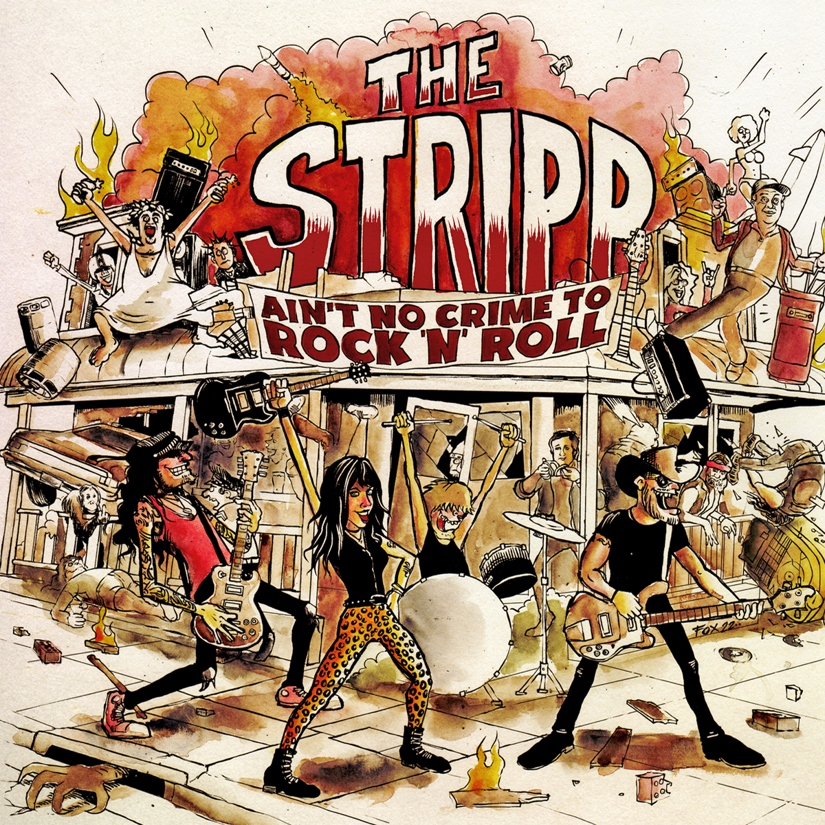 The Stripp- Ain’t No Crime To Rock ‘N Roll CD ~WITH 2 BONUS TRACKS!