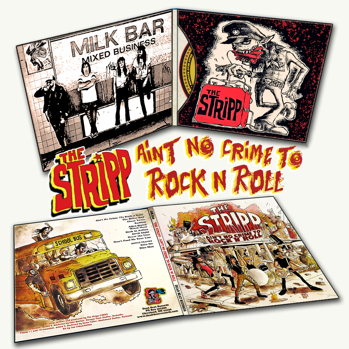 The Stripp- Ain’t No Crime To Rock ‘N Roll CD ~WITH 2 BONUS TRACKS!