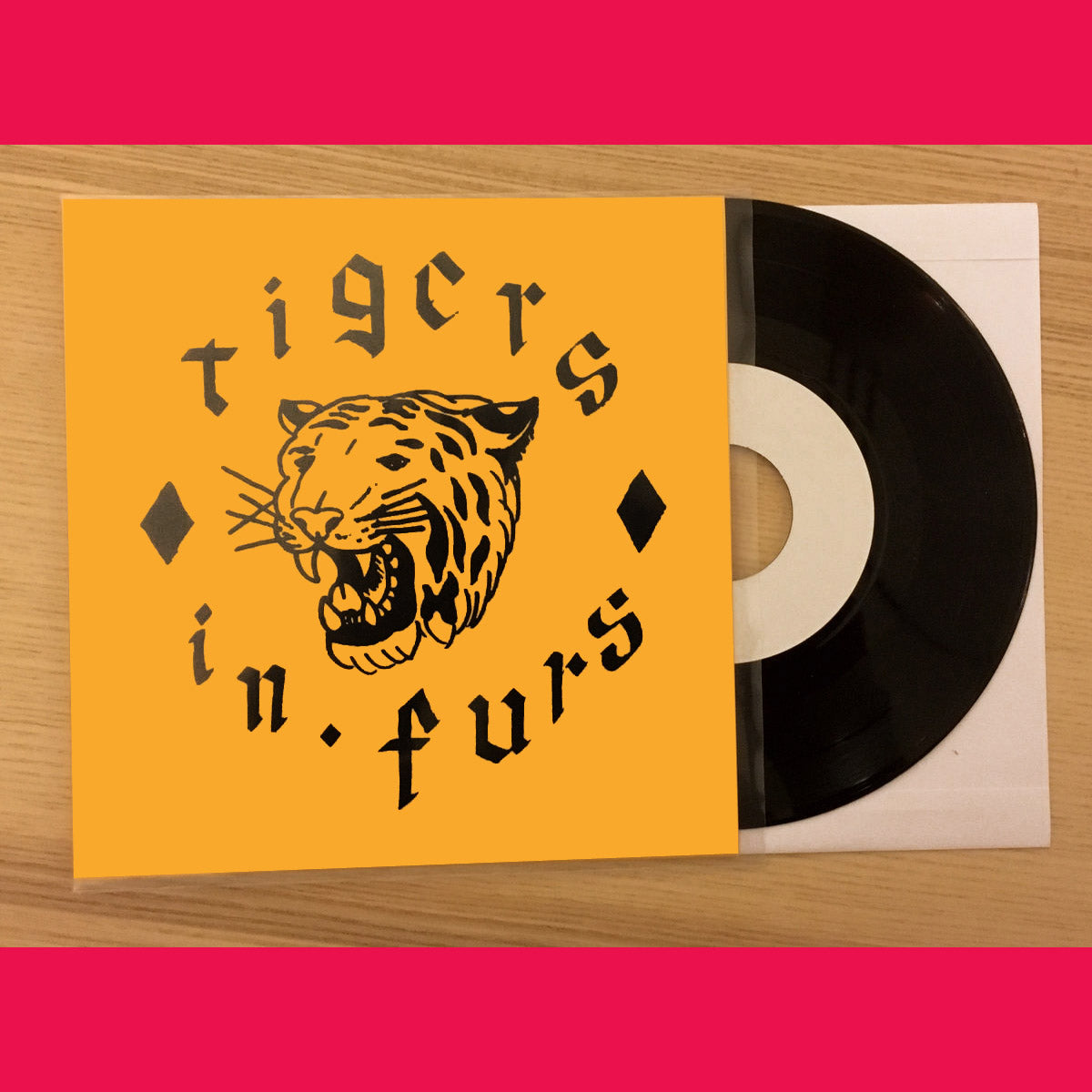 Tigers In Furs- S/T 7" ~RARE 184 NUMBERED COPIES PRESSED / HEARTBREAKERS!