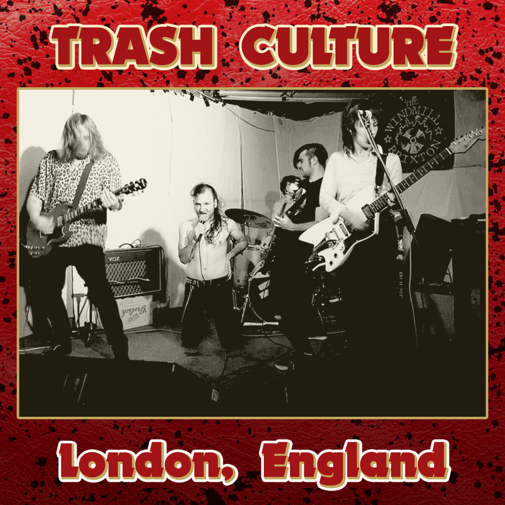 Trash Culture- Just A Ride LP ~SPECIAL EDITION OPAQUE BLOOD RED WAX LTD TO 100!