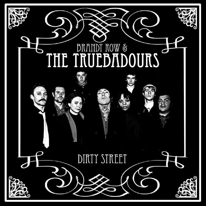 Truebadours/Brandy Row- Split 7" ~ EX POGUES / GAGGERS - NO FRONT TEETH - Dead Beat Records