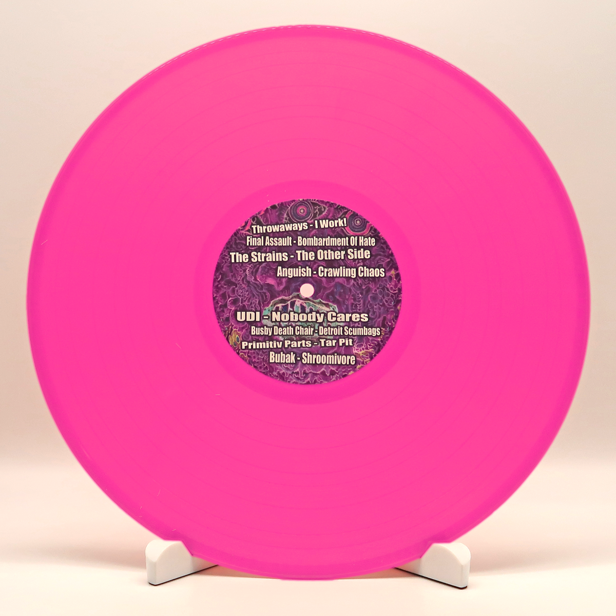 V/A- Mutations From The Motor City LP ~ RARE PINK WAX W/ DEVIOUS ONES, WEREWOLF JONES!