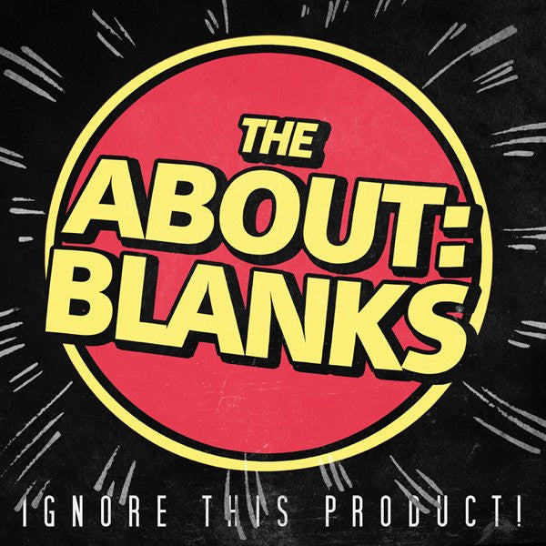The About Blanks-Ignore This Product LP ~EX MOORAT FINGERS! - Ptrash - Dead Beat Records