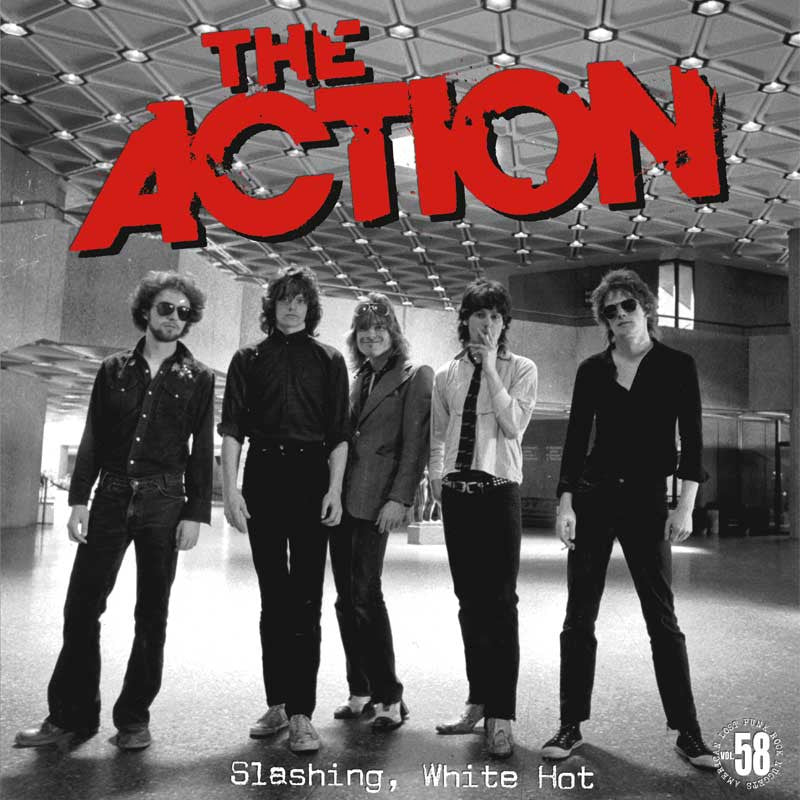 THE ACTION - Slashing, White Hot LP  ~REISSUE - Rave Up - Dead Beat Records