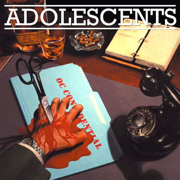 Adolescents- OC Confidential LP ~RARE BLUE WAX!