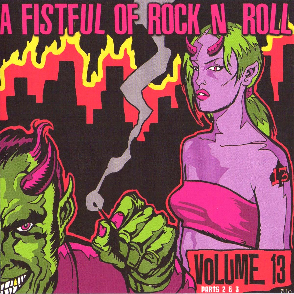 V/A- A Fistful Of Rock 'N' Roll Volume 13 Parts 2 & 3 DOUBLE CD SET ~RARE!