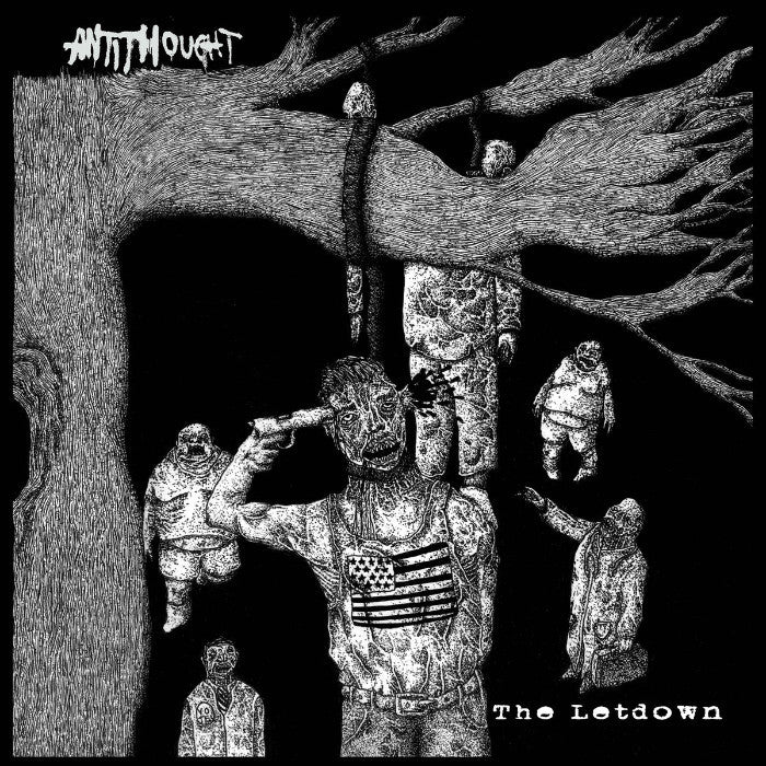 Antithought- The Letdown LP ~CLEAR N BLACK SPLAT WAX! - Collision Course - Dead Beat Records - 1