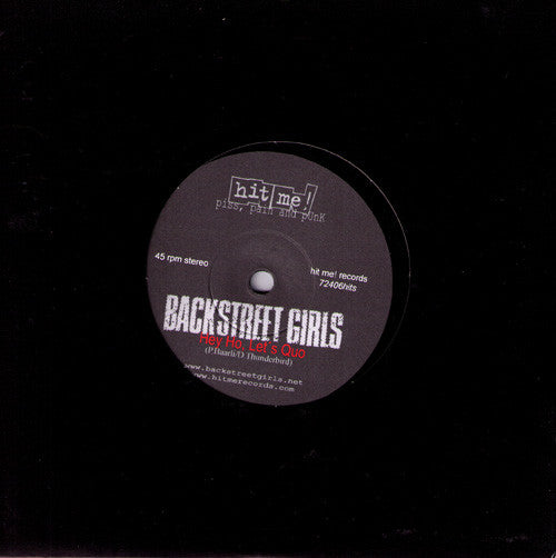 Backstreet Girls- S/T 7" - Hit Me! - Dead Beat Records