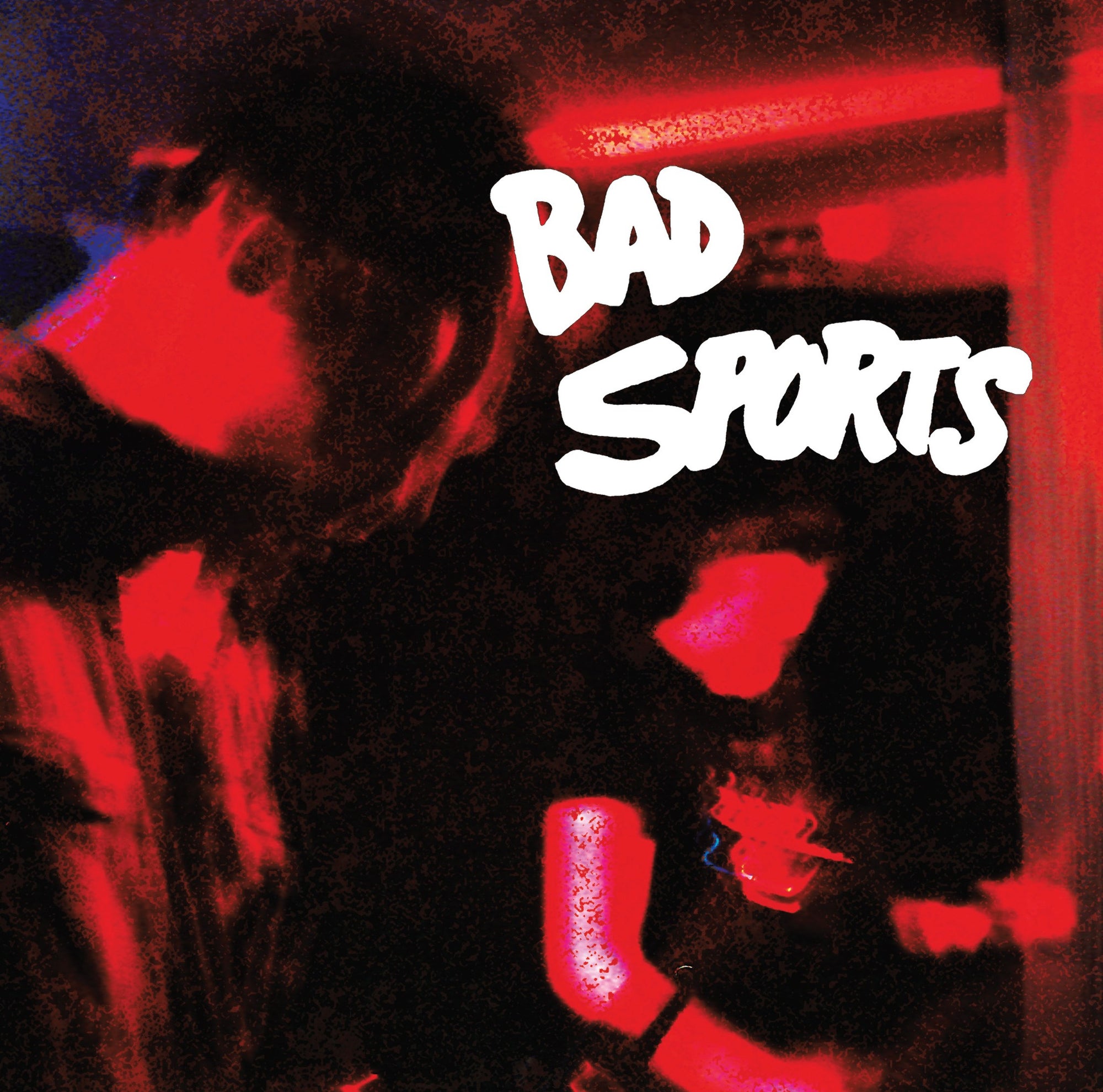 Bad Sports- Red Overlay 7” ~EX WAX MUSEUMS! - Total BS - Dead Beat Records