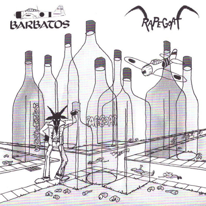 Barbatos/Rapegoat- Split 7” ~W/ CELTIC FROST COVER!