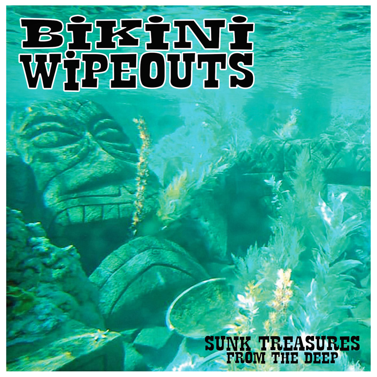 Bikini Wipeouts- Sunk Treasures From The Deep 7" ~GHOST HIGHWAY RECORDINGS!