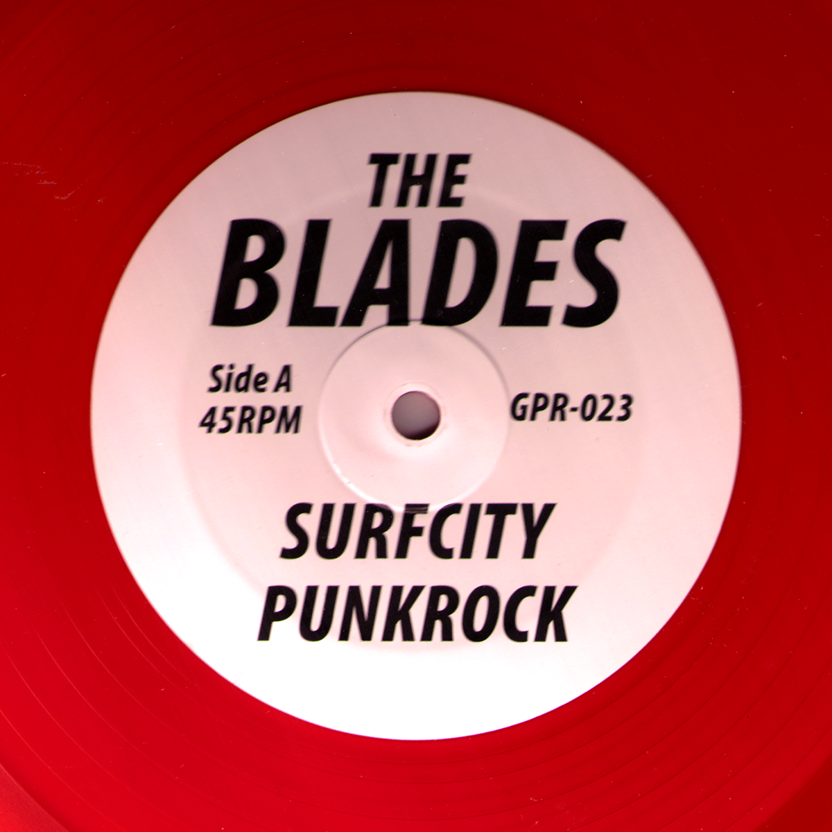 Blades- Surf City Punk Rock LP ~RARE RED WAX LTD 200!