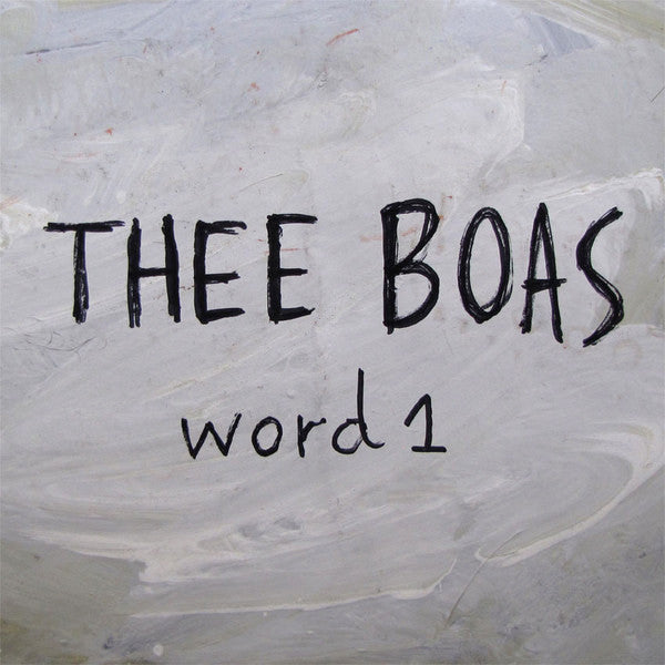 Thee Boas- Word 1 LP ~RARE WHITE WAX!