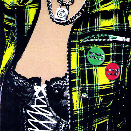 Mordern Action/Botox Rats - Split 7" ~ALTERNATE COVER EDITION! - NO FRONT TEETH - Dead Beat Records