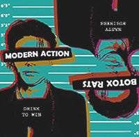 Modern Action / Botox Rats- Split 7" - NO FRONT TEETH - Dead Beat Records