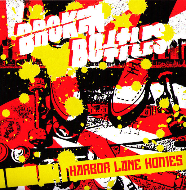 BROKEN BOTTLES- 'Harbor Lane Homes' 7" - NO FRONT TEETH - Dead Beat Records
