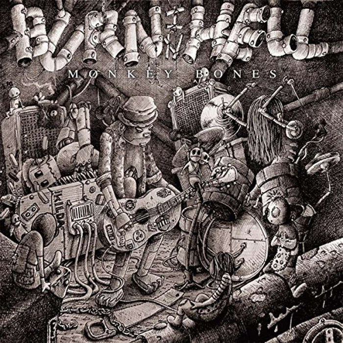 Burn In Hell- Monkey Bones LP ~GATEFOLD JACKET! - Beast - Dead Beat Records