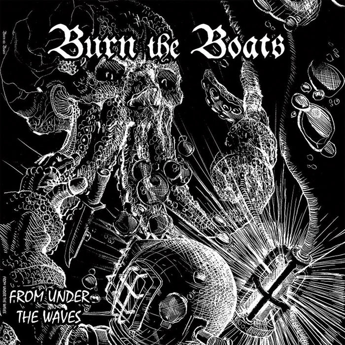 Burn The Boats- From Under The Waves LP ~RARE RED OR BLUE MARBLE WAX! - Little T & A Records - Dead Beat Records