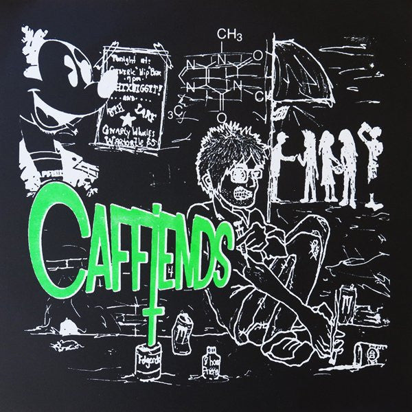 Caffiends S/T LP ~200 PRESSED ON BLACK! - Jolly Ronnie - Dead Beat Records
