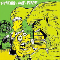 Caffiends/Wolf Face- Split 7" - Mooster - Dead Beat Records
