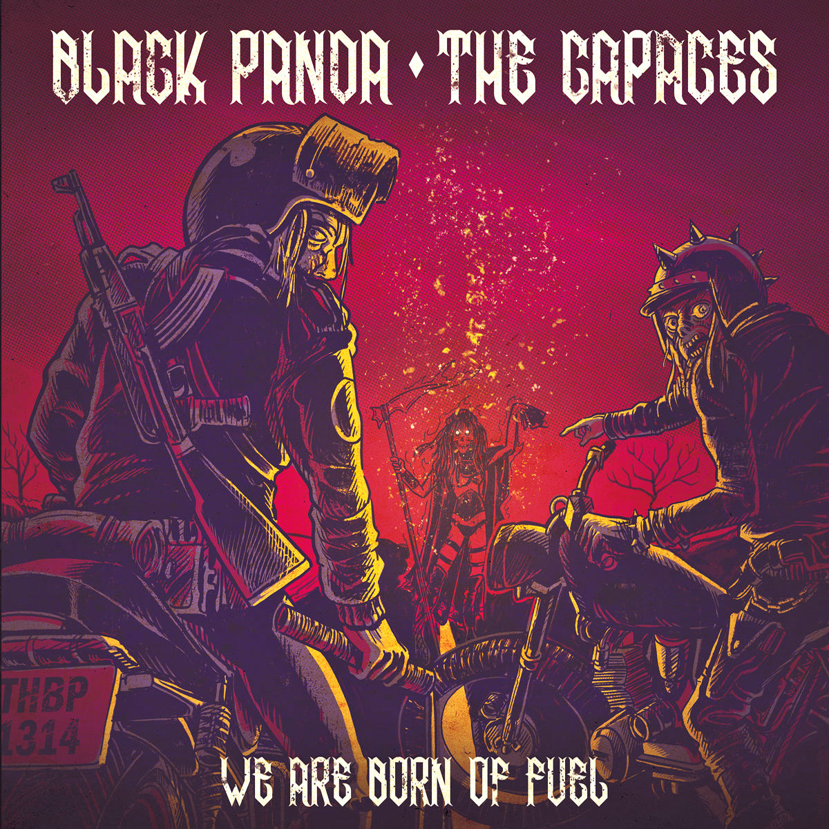Capaces / Black Panda- Split 7" ~ZEKE!