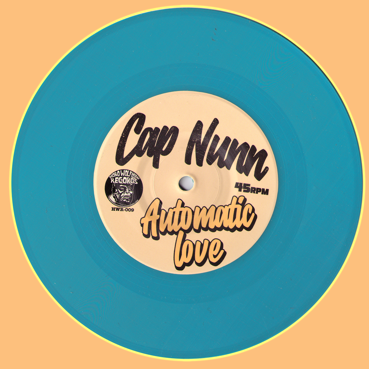 Cap Nunn - Automatic Love 7" ~RARE TURQUOISE WAX!