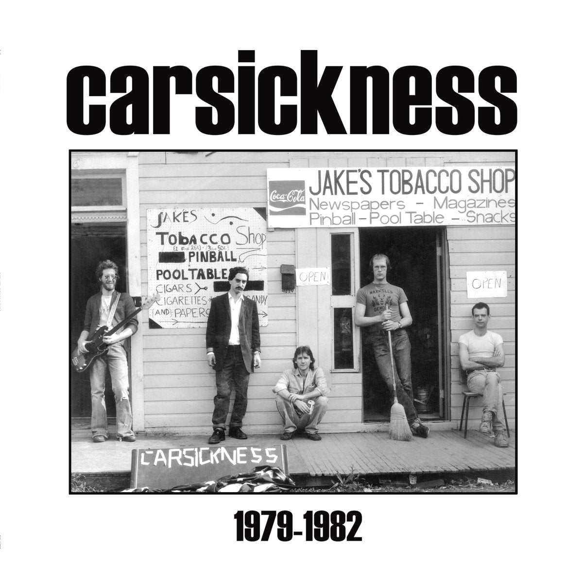 Carsickness- 1979 - 1982 LP ~REISSUE / RARE BLACK WAX LTD TO 200!