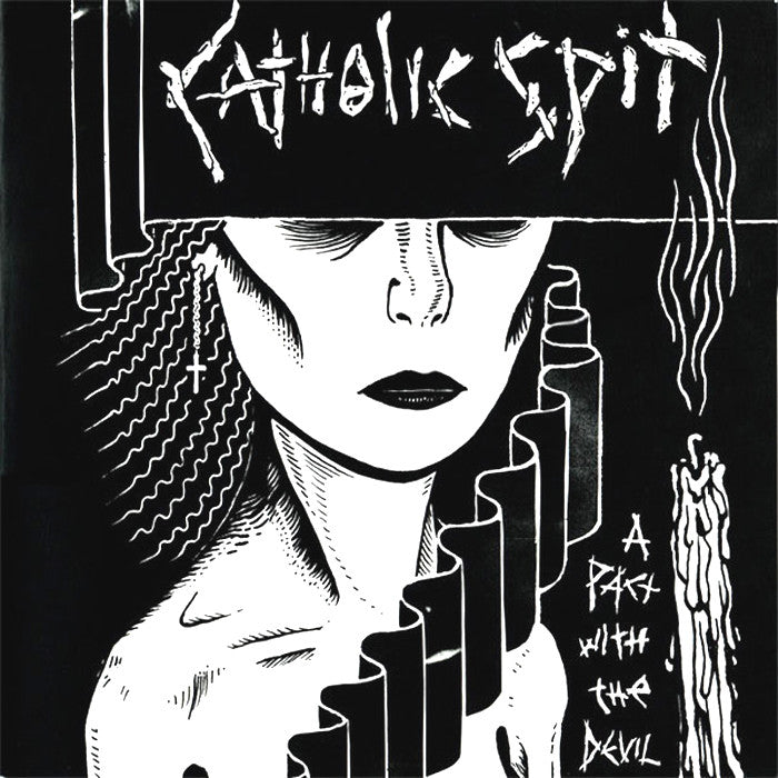Catholic Spit- A Pact With The Devil LP ~RARE TRANSPARENT PURPLE WAX!