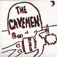 The Cavemen- Juvenile Delinquent 7" ~HAND SCREENED COVERS! - 1:12 Records - Dead Beat Records