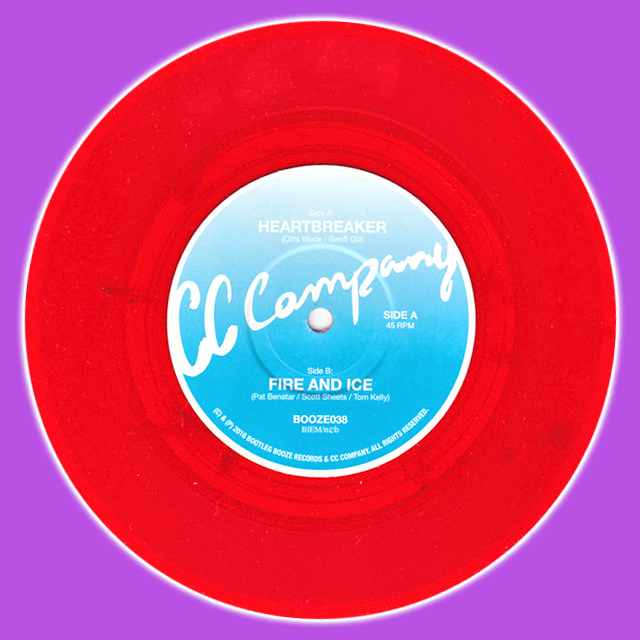 CC Company- Pat Benatar Cover Single 7” ~RARE RED WAX!
