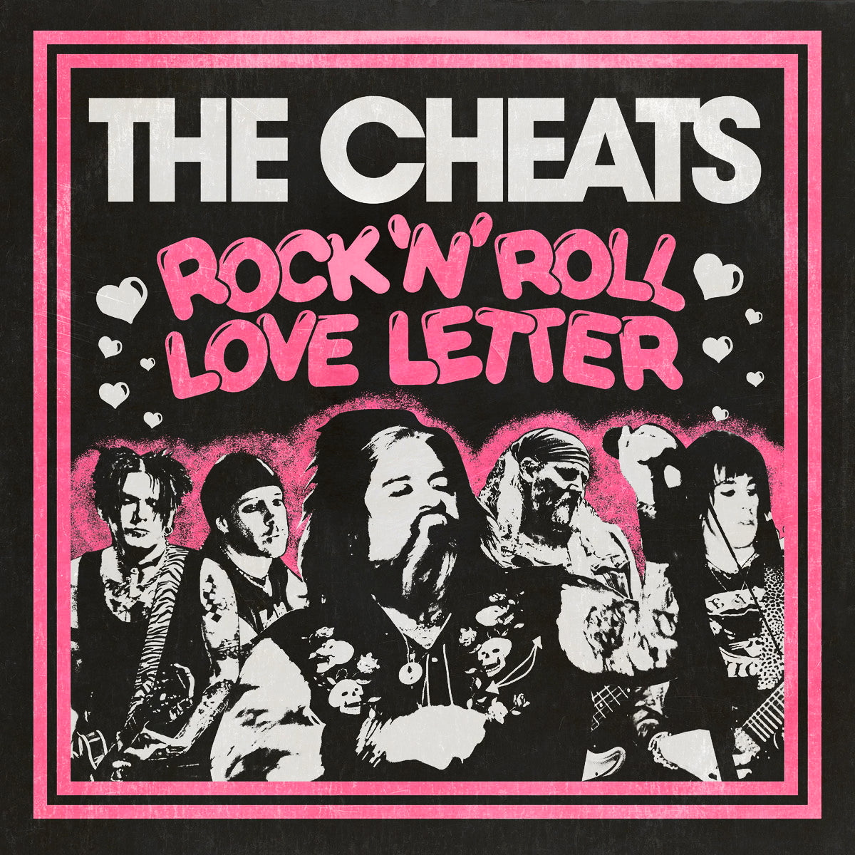 The Cheats- Rock N Roll Love Letter 7" ~WITH JUKEBOX LABEL + 45 ADAPTER!