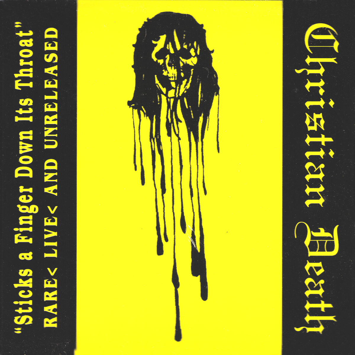 Christian Death- Sticks A Finger Down Its Throat: Rare, Live & Unreleased CD ~VERY RARE!