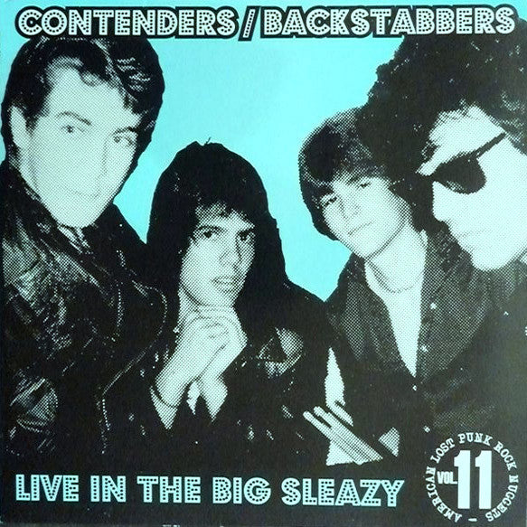 Contenders/Backstabbers - Live in the Big Sleazy LP ~REISSUE - Rave Up - Dead Beat Records