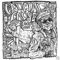 Crucial Cause- Blood Money 7" - FLAT BLACK - Dead Beat Records
