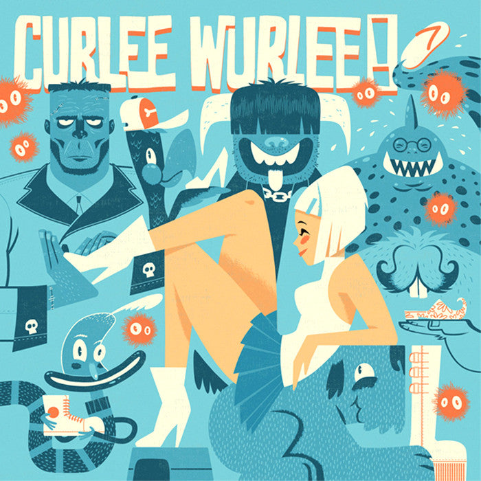 Curlee Wurlee- C’est Destructif 7” ~THE 5.6.7.8.’s!