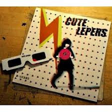 CUTE LEPERS- B-sides 10” ~W/ 3-D GLASSES!! - Rockin Bones - Dead Beat Records