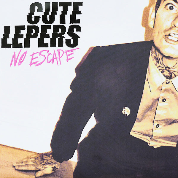 Cute Lepers- No Escape 7" ~RARE CLOSE UP COVER LIMITED TO ONLY 100 COPIES!