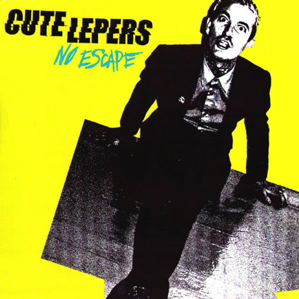 Cute Lepers- No Escape 7” ~RARE NEON SLIME GREEN WAX W/ YELLOW COVER!