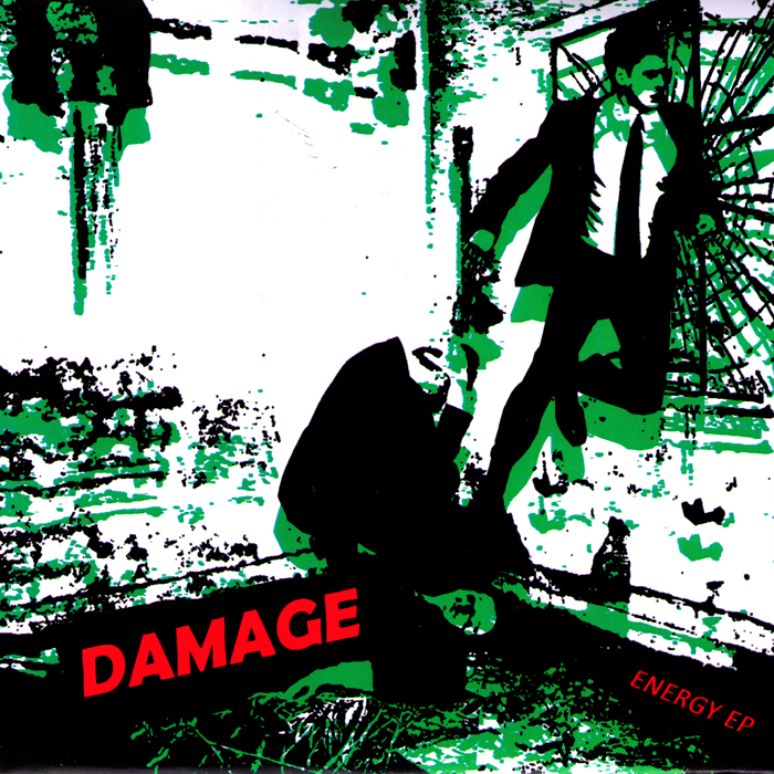 Damage- Energy 7" - NO FRONT TEETH - Dead Beat Records