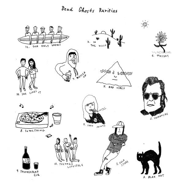 Dead Ghosts- Rarities LP - Bachelor - Dead Beat Records