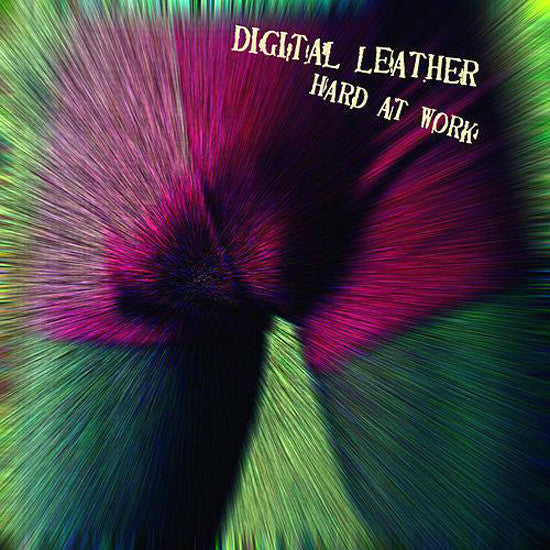 Digital Leather- Hard At Work LP ~RARE FIRST PRESSING ON ORANGE!
