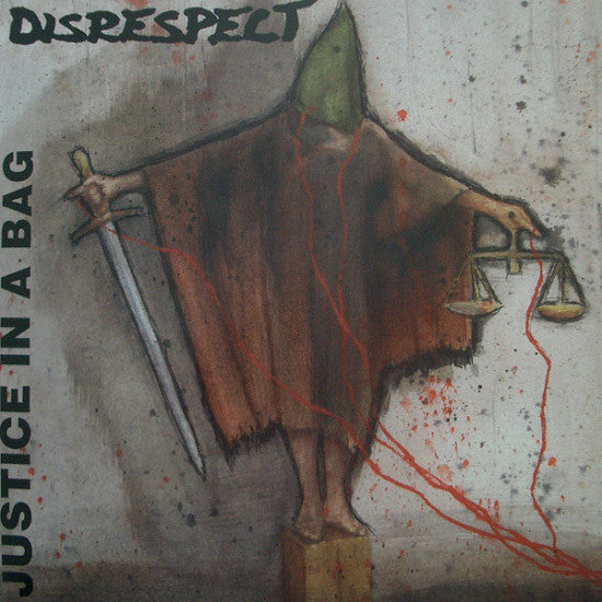 Disrespect- Justice In A Bag 7” ~RARE RED WAX! - Profane Existence - Dead Beat Records